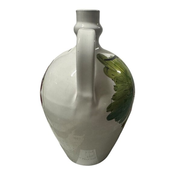 VNTG Eboli & Tombolo Italian Ceramic Vase Hand-Painted  Double Handled 8.5 “ Tal - Picture 2 of 8